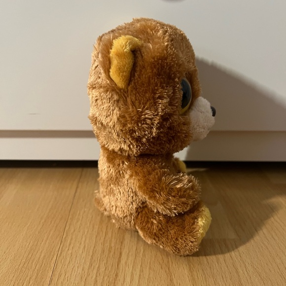 RETIRED. Ty Beanie Boo “Honey” Bear Plush 6” – Glitter Eyes Stuffed Animal - Picture 3 of 4